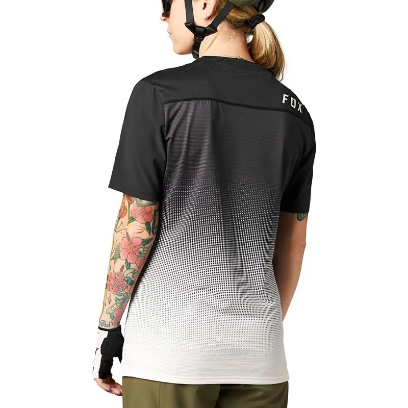 Womens Fox Flexair Jersey Black-1
