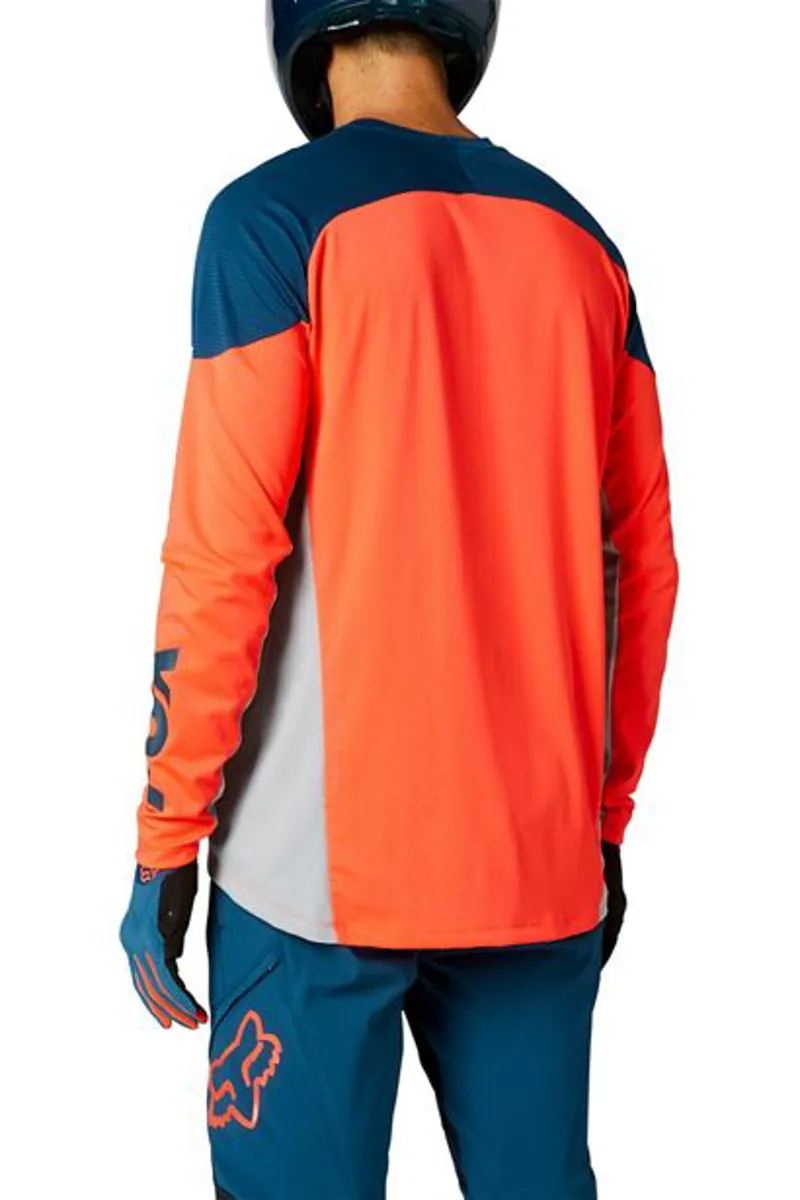 Fox Defend Long Sleeve Jersey Atomic Punch -1