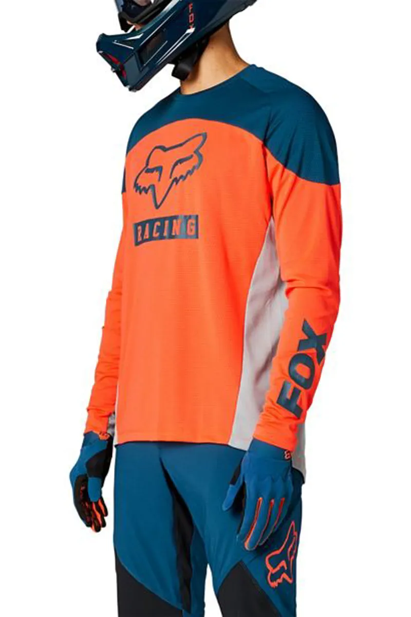 Fox Defend Long Sleeve Jersey Atomic Punch -2