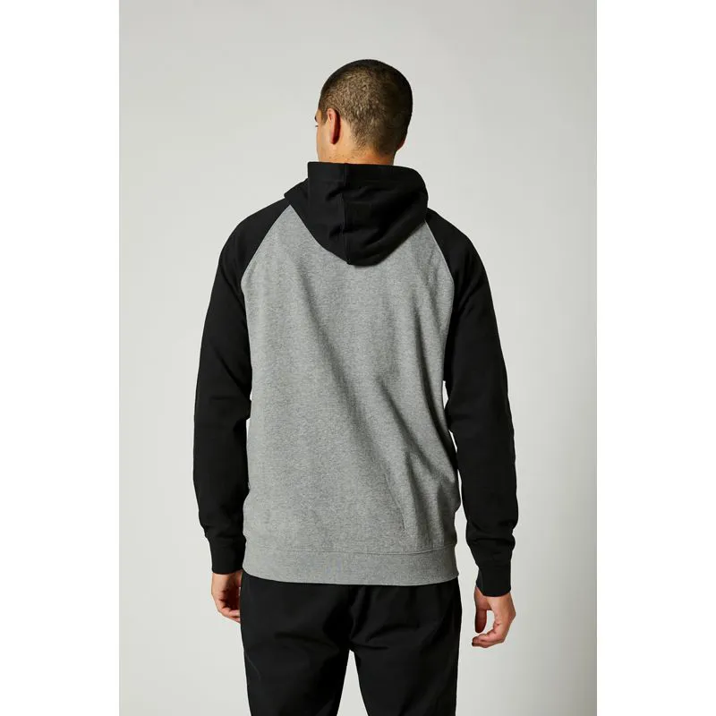 Fox Emblem Zip Raglan Fleece Hether Graphite-1