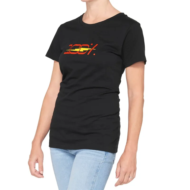 100 Percent Joshua Crewneck Women's T-Shirt White Black