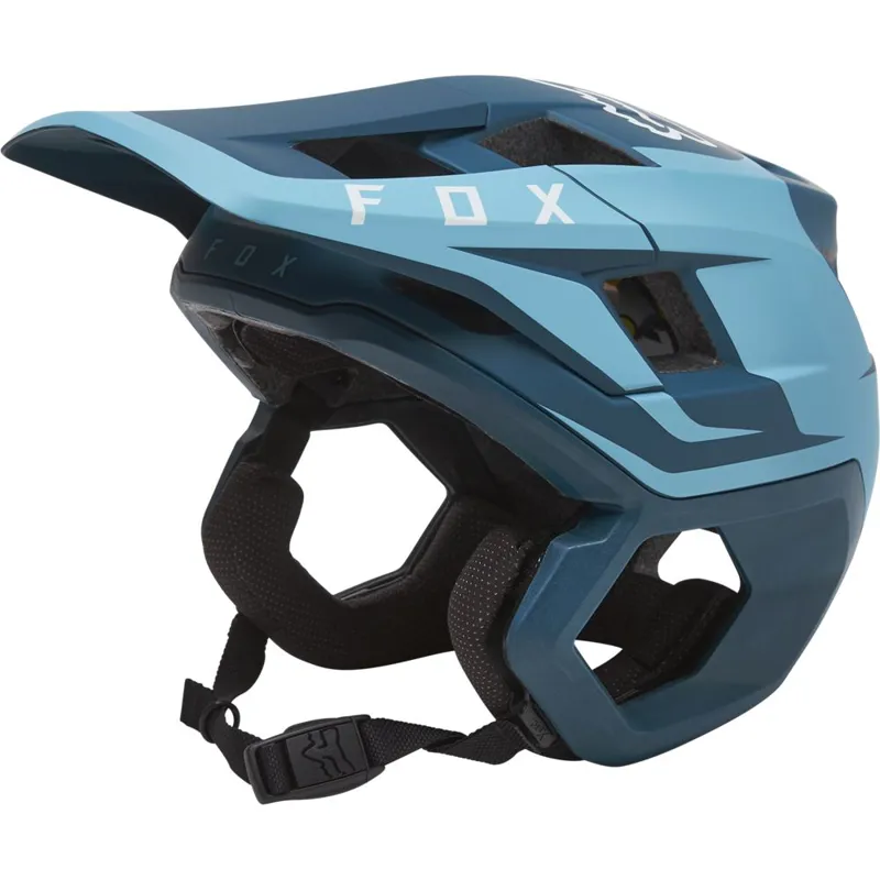 Fox Dropframe Pro Helmet Sideswipe Slate Blue-1