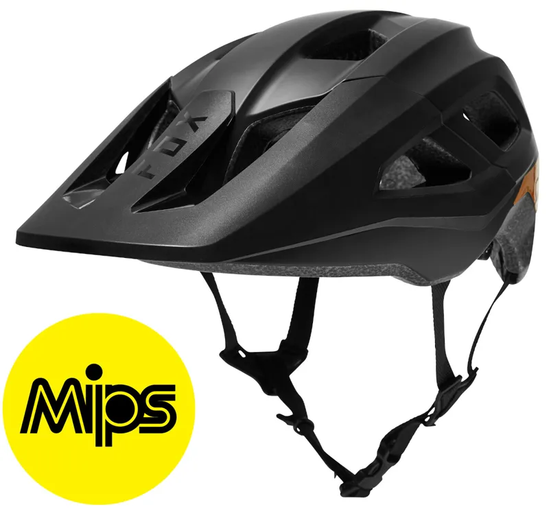 Fox Mainframe Helmet MIPS Black/Gold