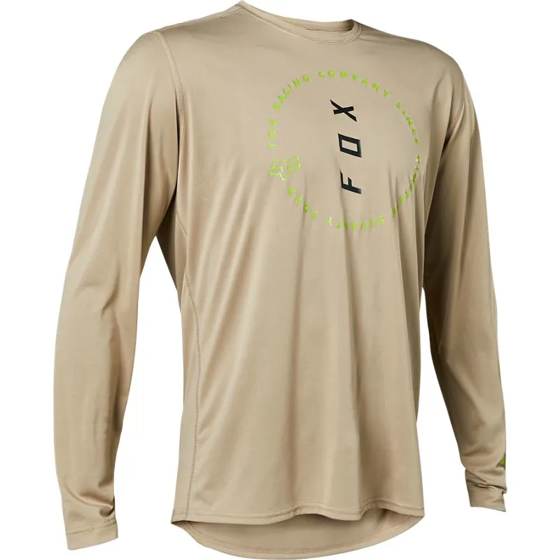 Fox Ranger Vert Long Sleeve Jersey Stone