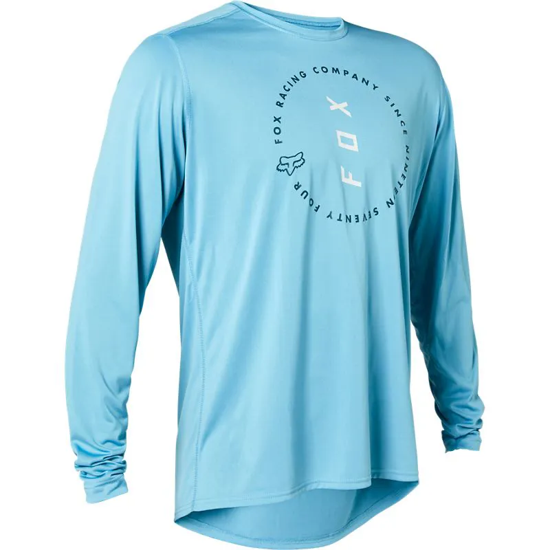 Fox Ranger Vert Long Sleeve Jersey Blue
