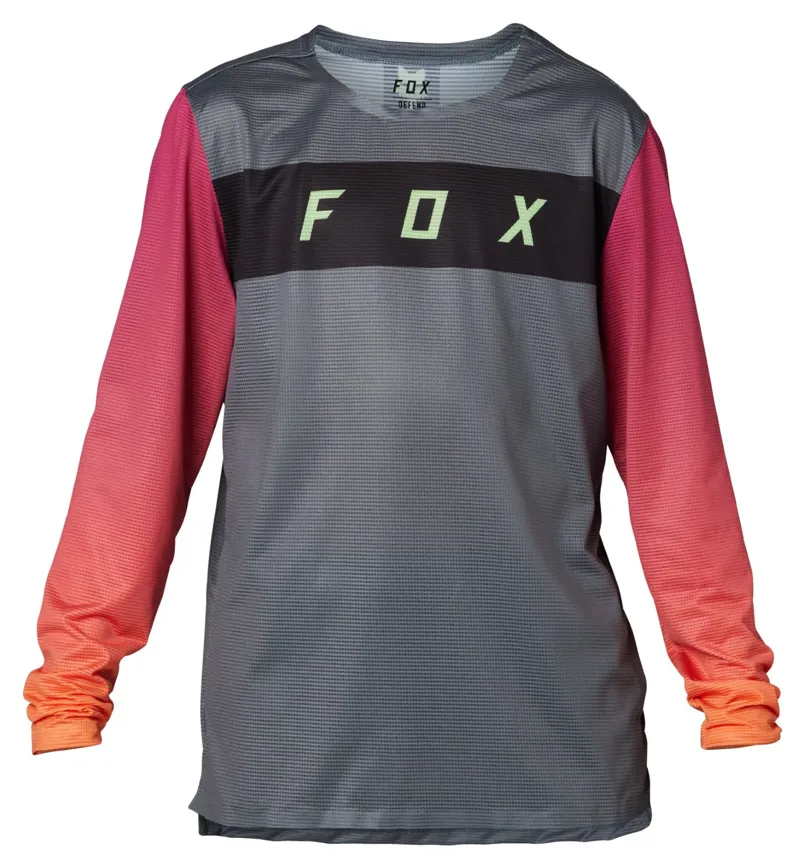 Fox Flexair Youth LS MTB Jersey Pewter