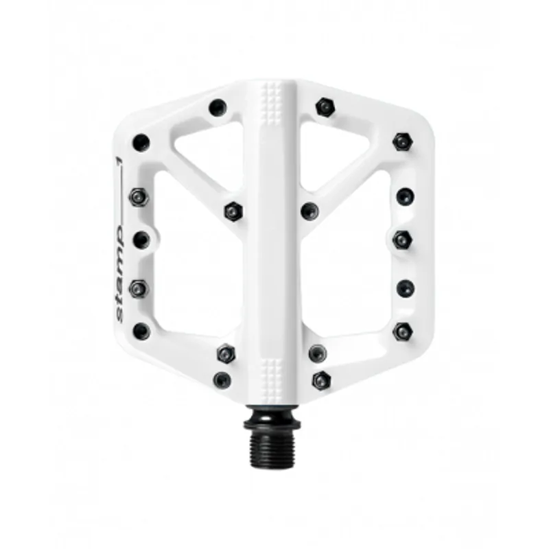Crankbrothers White Edition Stamp 1 Pedal White Black Small