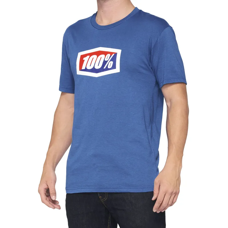 100 percent Official T-Shirt Blue