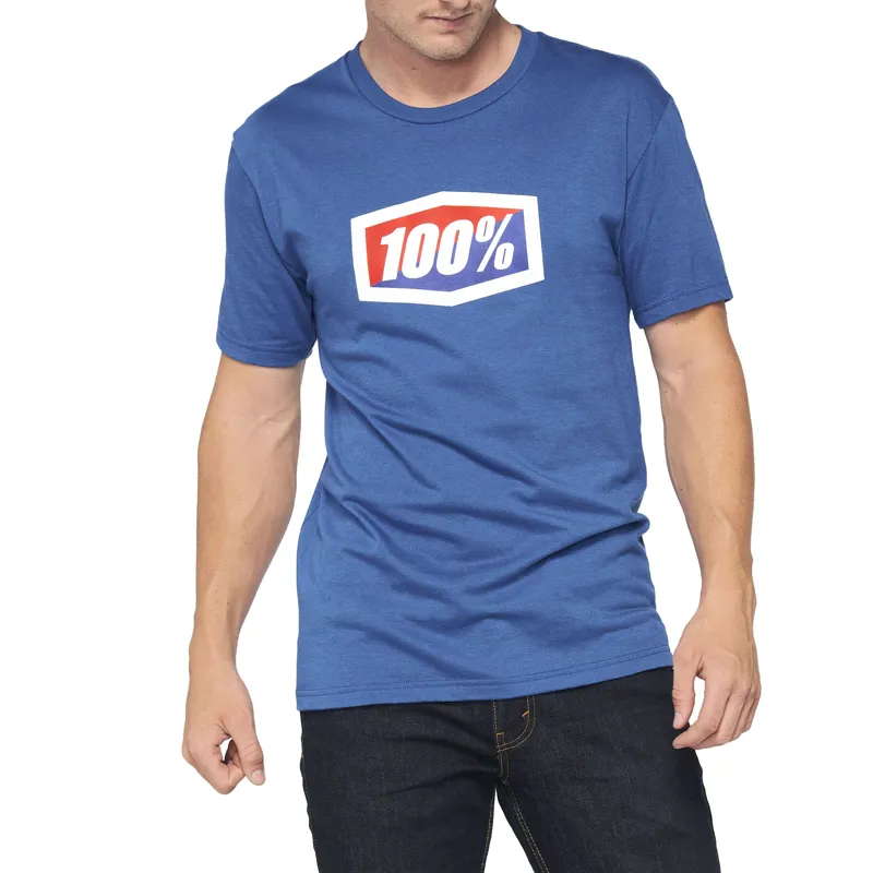 100 percent Official T-Shirt Blue-2