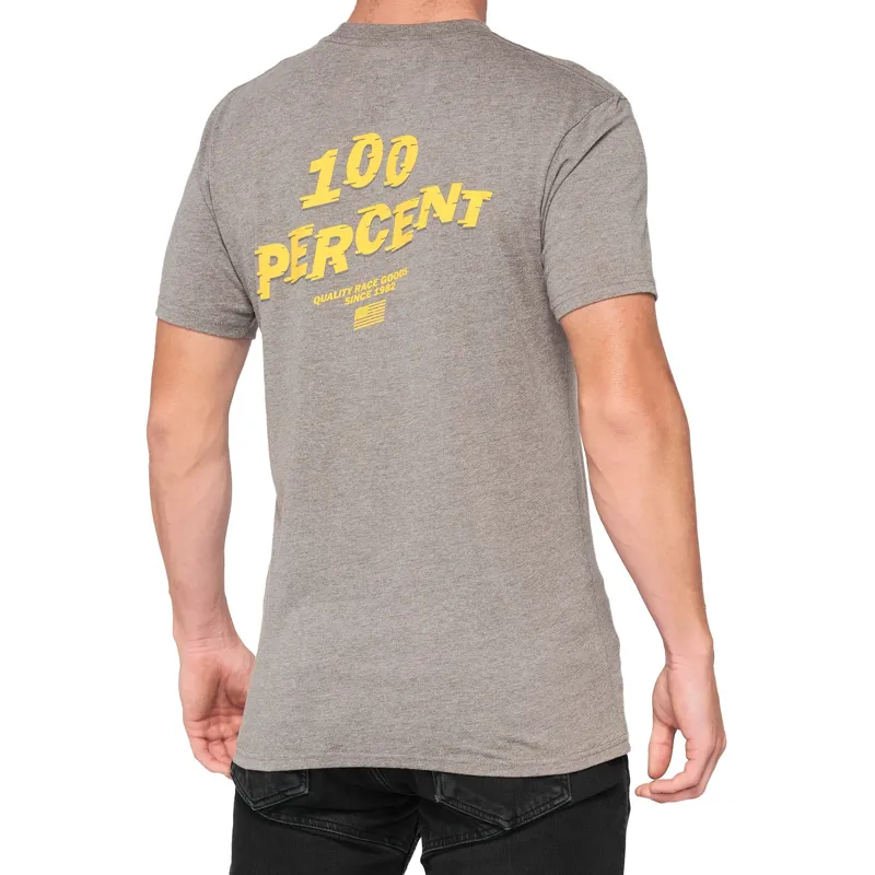 100 percent Dakota T-Shirt Heather Grey-1
