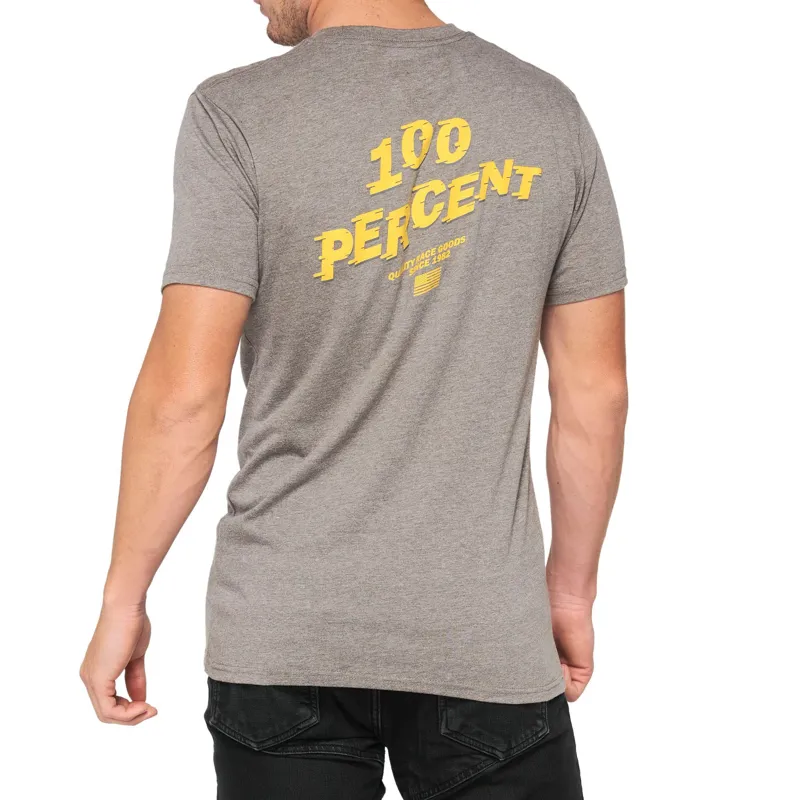 100 percent Dakota T-Shirt Heather Grey-2