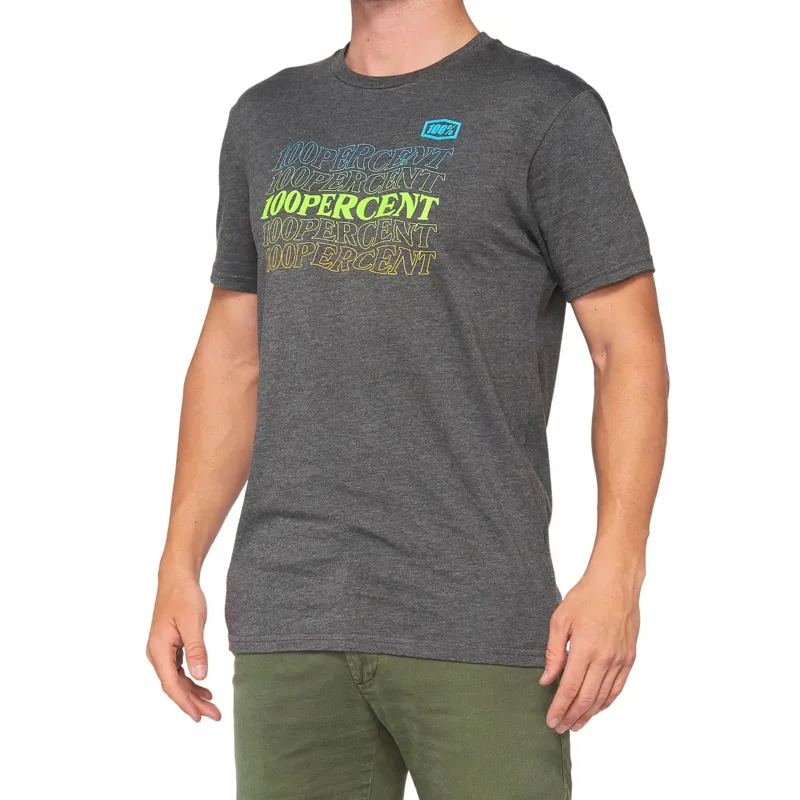 100 percent Silva T-Shirt Charcoal Heather