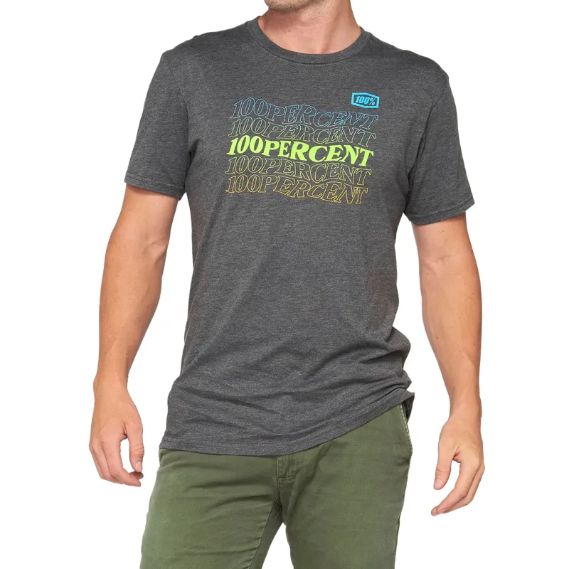 100 percent Silva T-Shirt Charcoal Heather-2