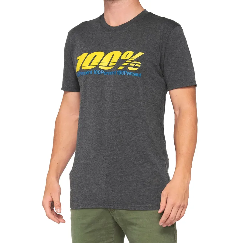 100 Percent Argus Tech T-Shirt Charcoal Heather