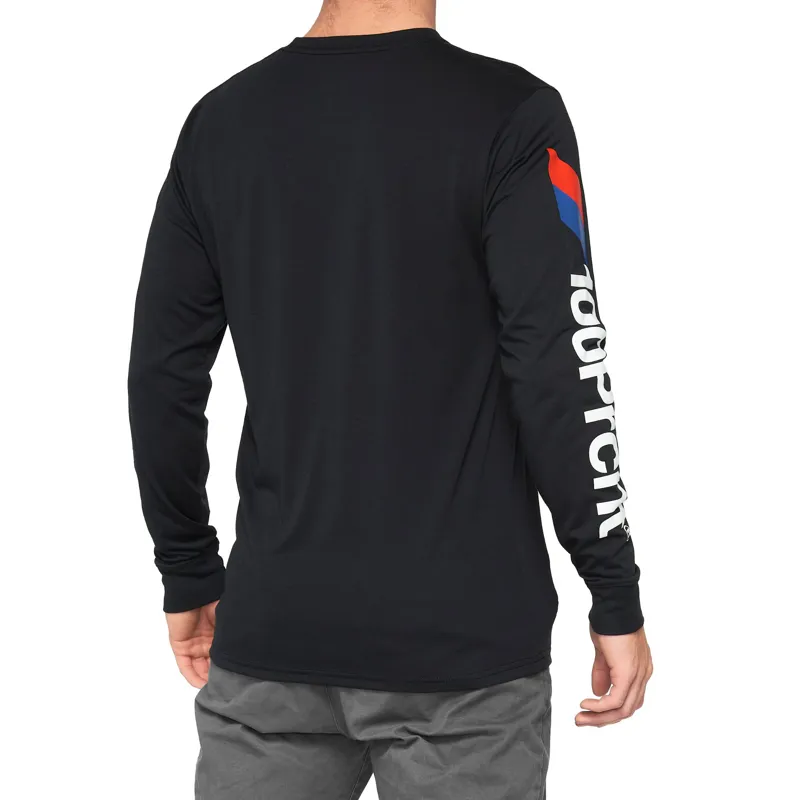 100 Percent Aster Tech T-Shirt Black-1