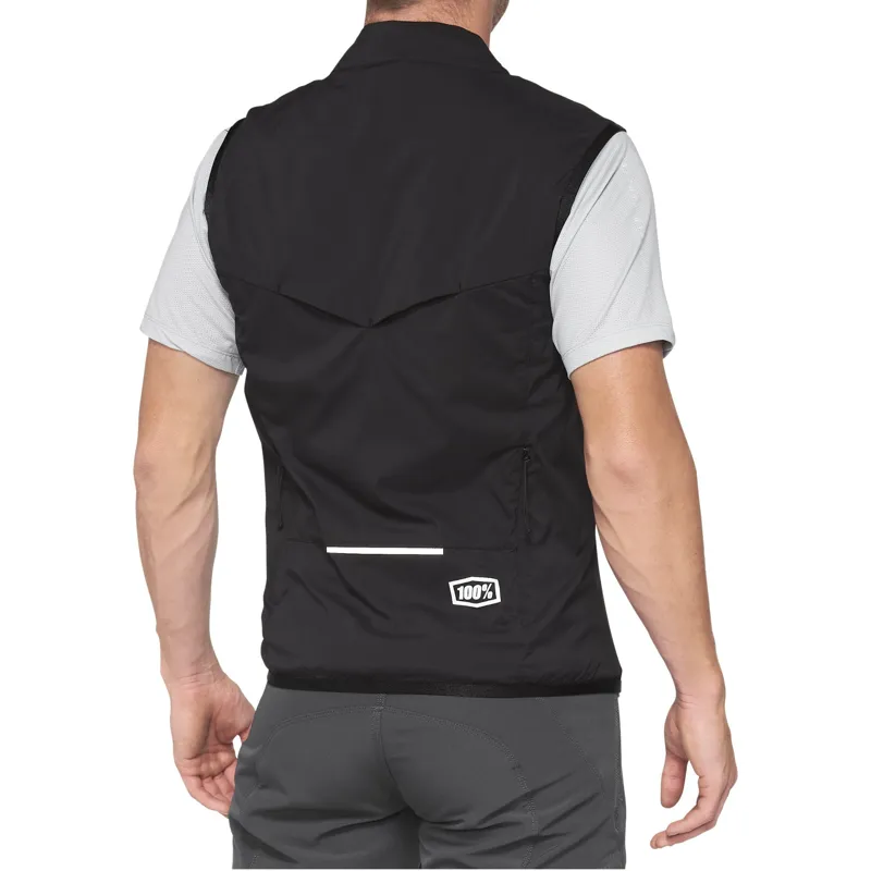 100% Corridor Stretch Vest in Black-1