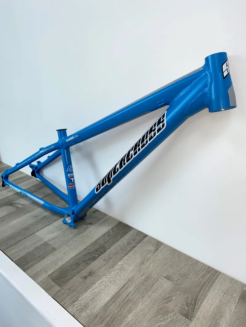 Supercross Shine 26  4X and Jump Bike Frame Matt Flame Blue Large-1