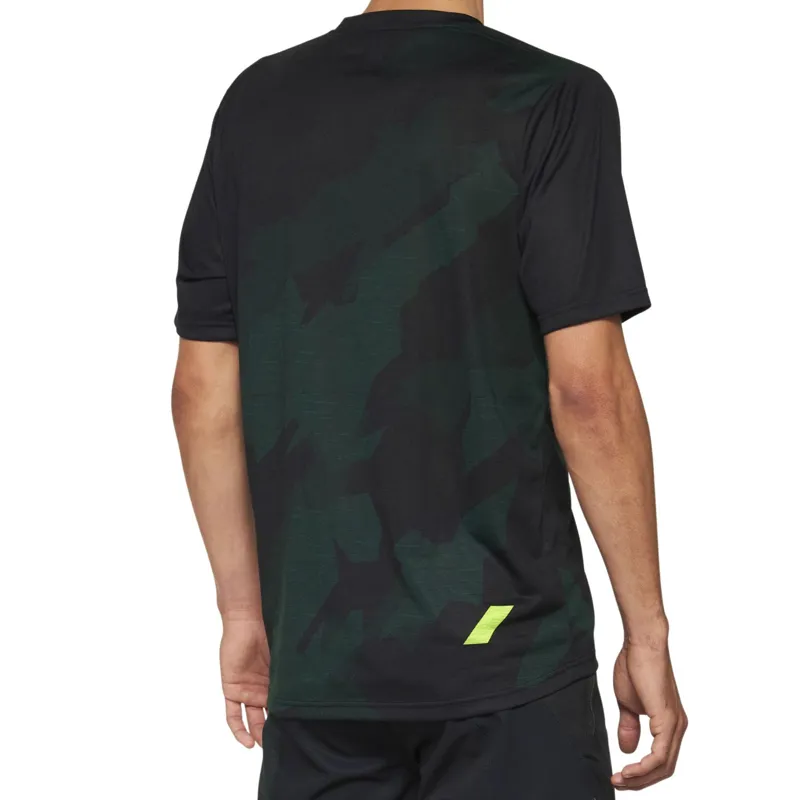 100% Airmatic Short Sleeve Limited Edition Jersey in Black Camo-1