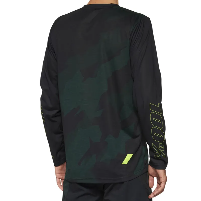 100% Airmatic Long Sleeve Limited Edition Jersey in Black Camo-1