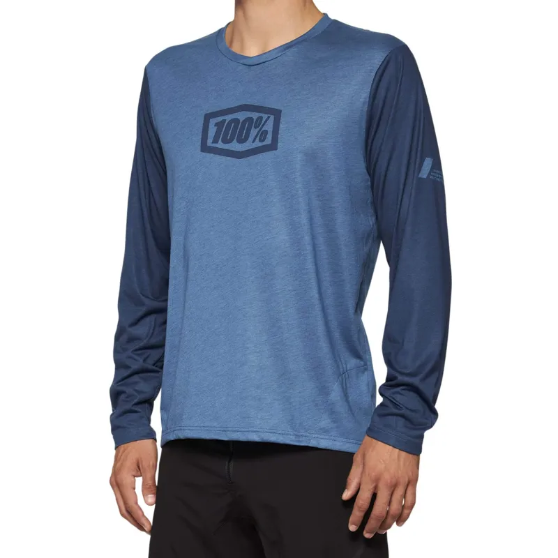 100% Airmatic Long Sleeve Jersey in Blue