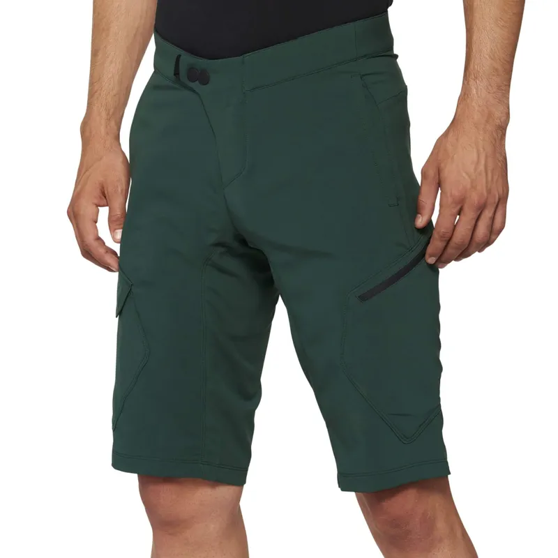 100% Ridecamp Shorts in Green