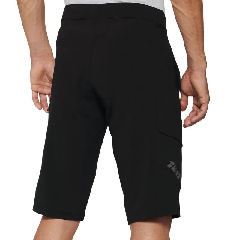 100% Ridecamp Shorts With Liner in Black-1