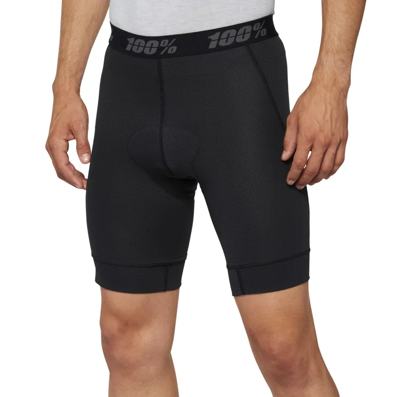 100% Ridecamp Shorts With Liner in Black-2