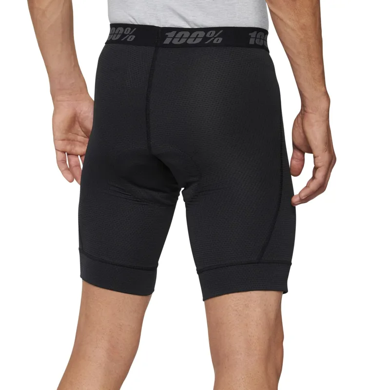 100% Ridecamp Shorts With Liner in Black-3