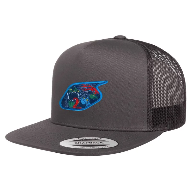 Troy Lee Designs 40th Holiday History Snapback Trucker Hat Charcoal