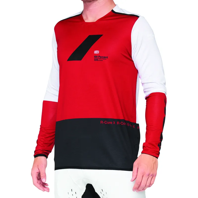 100 percent R Core X Jersey Cherry Black