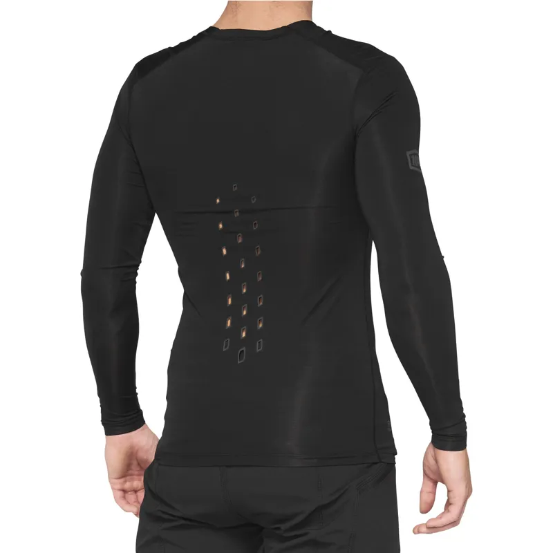 100 percent R Core Concept Long Sleeve Baselayer Black-1