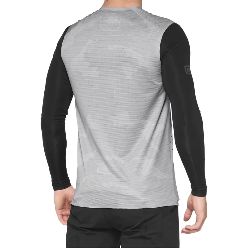 100 percent R Core Concept Vest Grey Camo-1