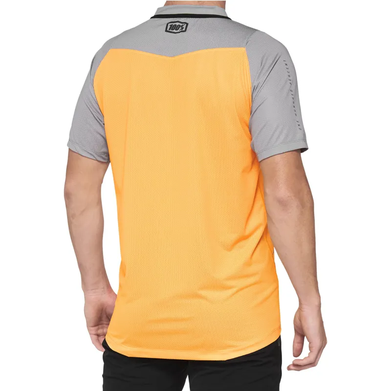 100 percent Celium Jersey Orange Grey Grey Orange-1