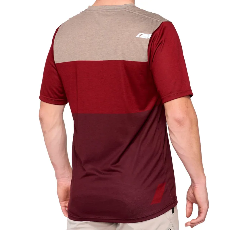 100 percent Airmatic Jersey Brick Red -1