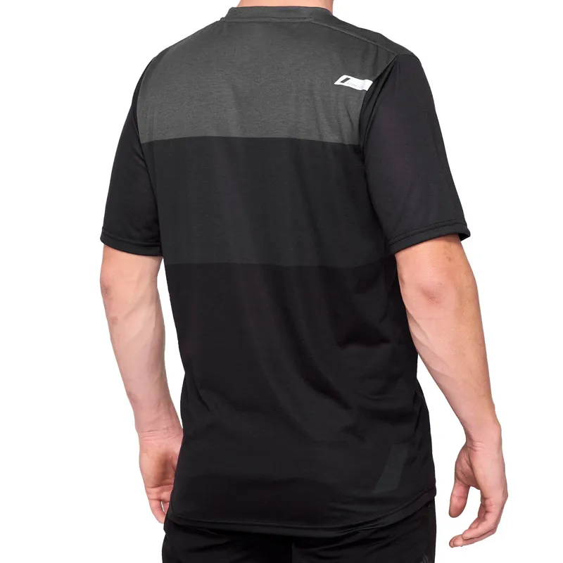 100 percent Airmatic Jersey Charcoal Black -1