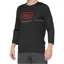 100% Airmatic 3/4 Sleeve Jersey in Black/Red