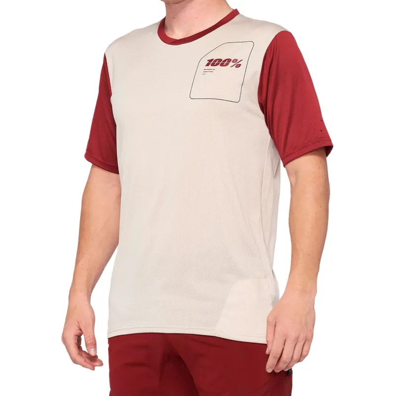 100 percent Ridecamp Jersey Stone Brick 