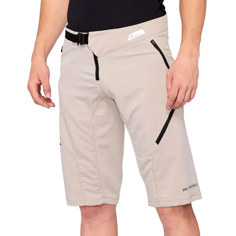 100 Percent Airmatic Shorts Warm Grey 