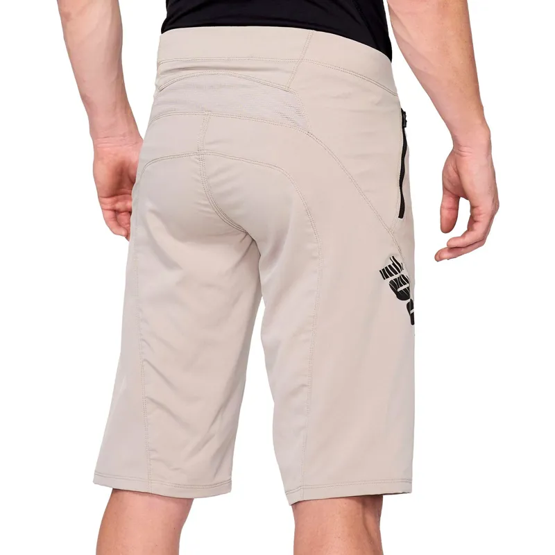 100 Percent Airmatic Shorts Warm Grey -1