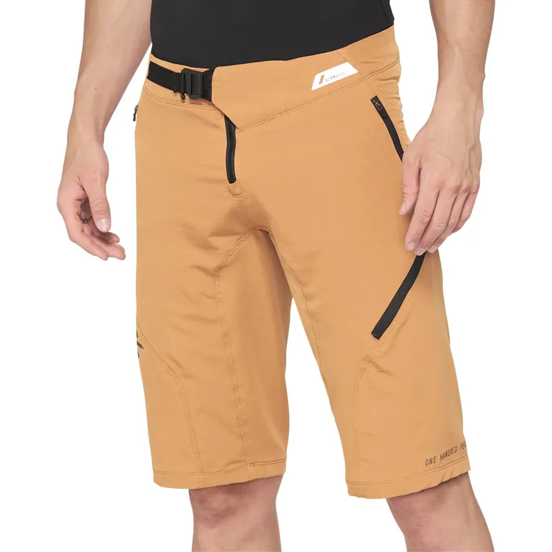 100 Percent Airmatic Shorts Caramel 