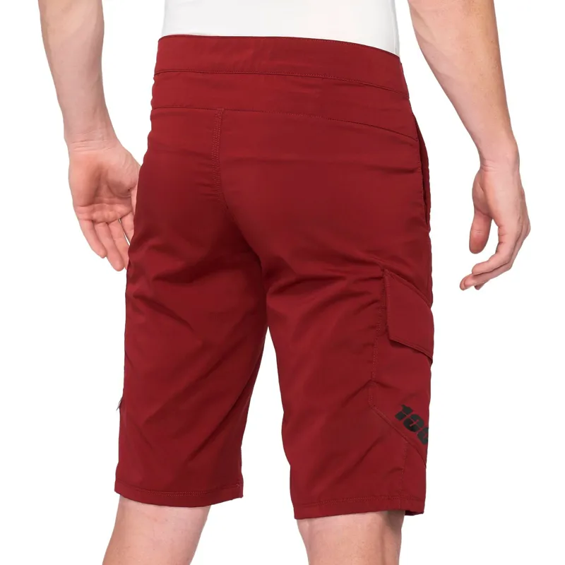 100 Percent  Ridecamp Shorts Brick-1