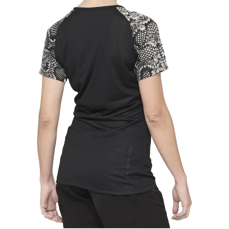 100 percent Airmatic Womens Jersery Black Python-1