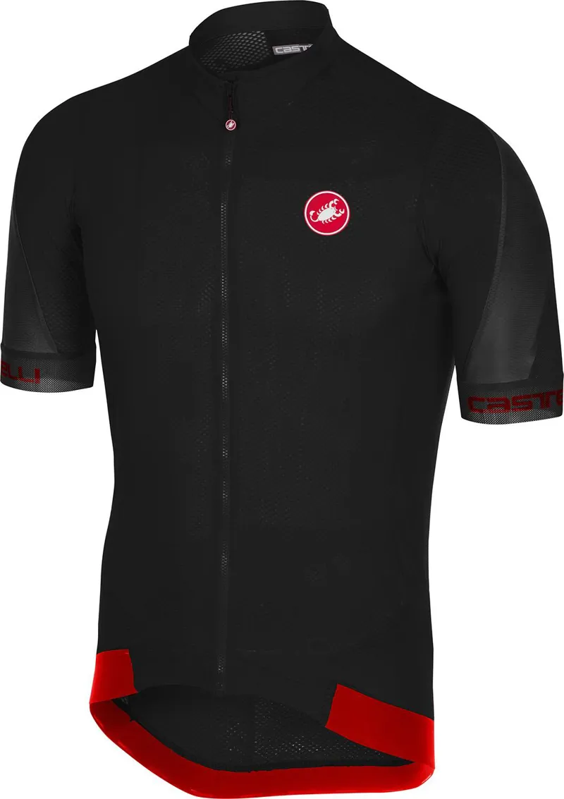 Castelli Volata 2 Jersey FZ Light Black / Anthracite