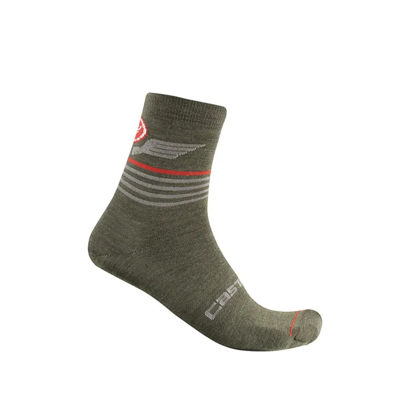 Castelli Lancio 15 Sock Military Green 