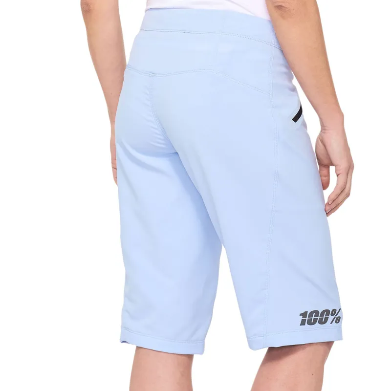 100 percent Ridecamp Womens Shorts Powder Blue -1