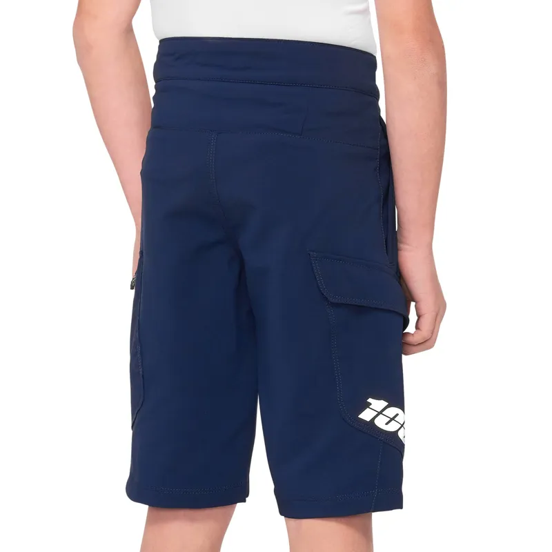 100 Percent Ridecamp Youth Shorts Navy -1