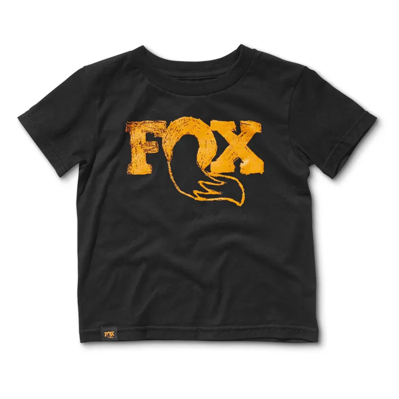 Fox Grom 2.0 Kids T Shirt Black Orange 