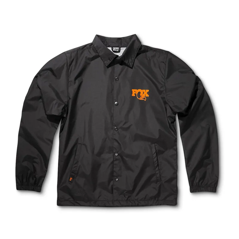 FOX Windbreaker Jacket Black Orange 