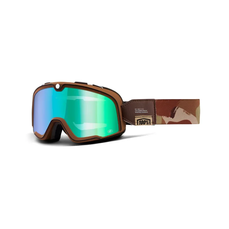 100 percent Barstow Goggles Flash Green Lens Pendleton