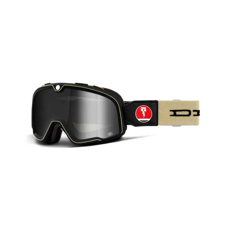 100 percent Barstow Goggles Deus Ex Machine Silver Mirror Lens